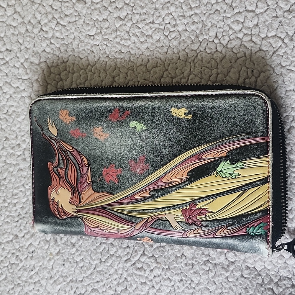 Maxine Noel wallet with wrist strap